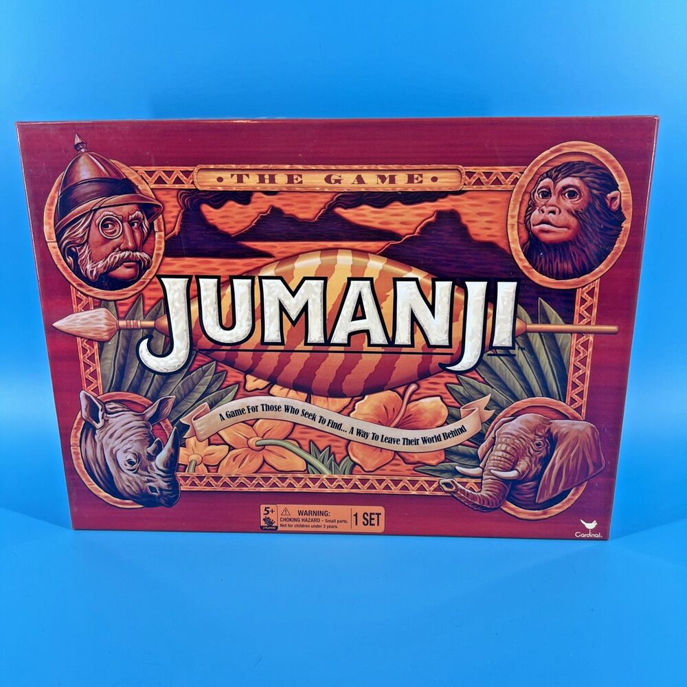 Jumanji Classic Board Game Cardinal Games 2017 Edition Complete